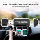 2 in 1 OTG Memory Card Reader Phone PC USB 2.0 Micro USB SD TF Card Adapter