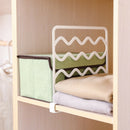 2x/pack Closet Shelf Dividers Wardrobe Partition Shelves Divider Clothes Shelf-y
