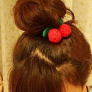 10Pcs Knitted Crochet Flowers Appliques Scrapbooking Embellishments Orange