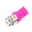 1 Pair T10 W5W 5SMD LED Bulb 5050 Car Auto Width Indicator Light (Pink)