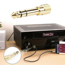 3.5mm Stereo Socket To 6.35mm Headphone Audio Mono Socket AUX Converter