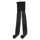 Women's grid Love heart pattern Pantyhose Tights Black