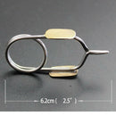 Non-skid Fly Tying Hackle Pliers - Fly Tying Tools