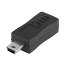 Mini USB 5Pin Male to Micro USB Female T Shape V3 to V8 Adapter Converter