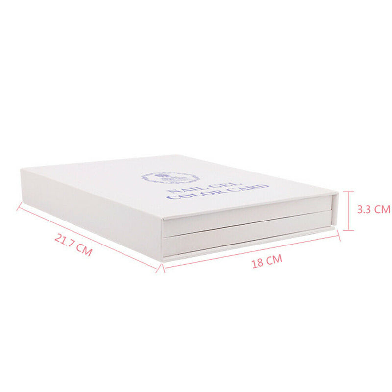 Pro Nail UV Gel Color Card Nail Tip Polish Display Chart Book Manicure Tools