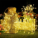 10M 200 LEDs Warm White Firecracker Fairy String Light Christmas Lamp DC 6V US