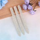 Durable crystal glass nail files buffer device manicure nail art practice tool Z