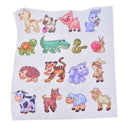Turtle Patches Heat Transfers Stickers For Baby Cloth Tiger Animal Appliques %x