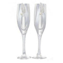 2Pc/Set Creative Gift Bridal and Groom Champagne Flutes Wedding Glasses Set