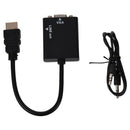 1080P HDMI Male to VGA Female Cable Video Converter Adapter HD Conversion C