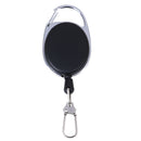 1 Pcs Recoil extendable key chain ring clip pull keyring retracting BX