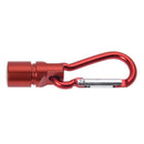 4 Red Aluminum Dog Cat Pet Safety Flashing Flash LED Light Collar Tag Water