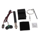 2 Kit EQ Active Endpin Jack Preamp Piezo Pickup For Acoustic Guitars Ukulele