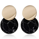 Fashion Earrings Female Round Pendant Earrings Metal Charming Bohemian Styl