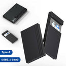 2.5'' 6TB External Hard Disk Drive Type-C 3.1 Data Transfer HDD Box Case Black #