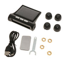 Universal TPMS Tire Pressure Monitoring System Automatic Alarm LCD Display