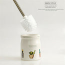 Nordic Bathroom Toilet Cleaning Brush W/ Handle Base For Bathroom Toilet