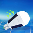 LED Solar Light Bulb 7W E27 Tent Camping Fishing Solar Lamp Rechargeable Newly