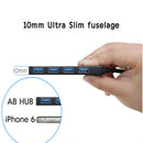 Acasis Hub Usb 4 Ports Usb External Splitter With Micro- Usb Port Charging  I4R3