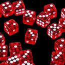 100pcs Acrylic Dices D6 Dice Cubes for Dungeons & Dragons DND RPG MTG Props