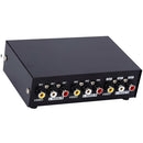 Durable Metal 2-Way 3 RCA Audio Video AV Switch Switcher Input Selector Box