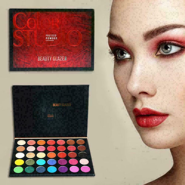 35 Color Natural Glow Eyeshadow Palette Makeup Matte-Warm Eye Shadow I3K4 Z H7H1