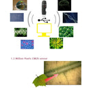 Mini 8-LED Digital USB Microscope 500X With Stand For  Android Mobile