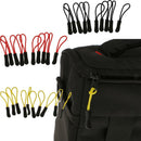 30Pcs Zip Slider Hanger Replacement Zipper Pull Cord Fastener Puller 3 Color