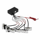 1 Set  6X 3LED Red And Blue Car Dash Flash Flash Emergency Police Warning Lights