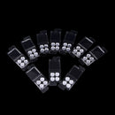 10Set Empty Eyeshadow Palette Grade Plastic Pans DIY With 15mm Aluminium CasesOZ