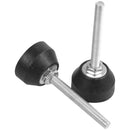 Screw On Adjustable Desk Leveling Foot Furniture Glide M8x60mm 2pcs P5T3