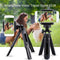Telescopic Smartphone Video Tripod Stand Handle Grip Selfie Stick w/ Phone Clip