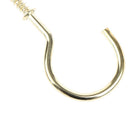 2Pcs 1/2 Inches Brass Plated Cup Hooks Shouldered Screw Hanging Hat Peg HanSEAU