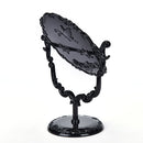 Girl Desktop Rotatable Gothic Rose Makeup Stand Mirror Black Butterfly BX