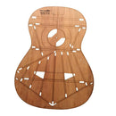 39 Inch Classical Guitar Body Template for Hermann Hauser Guitar, Thick