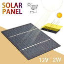 12 V 2W Solar Panel Module DIY For Light Battery Cell Phone New Toys Charge T5F4