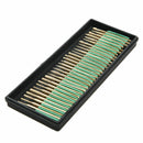 30pcs Titanium Diamond Rotary File Burrs Bits for Engraving Carving Tool