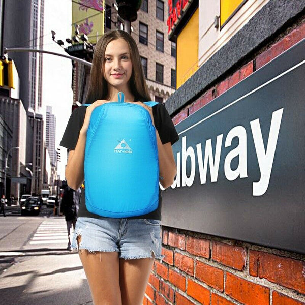 Playking Lightweight Nylon Foldable Backpack Waterproof Backpack Folding Ba L1O7