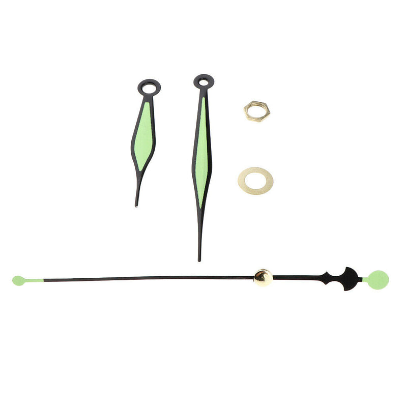 1 Set Luminous Clock Hands Glow in the Dark Pointers for Quartz Clock Repairing