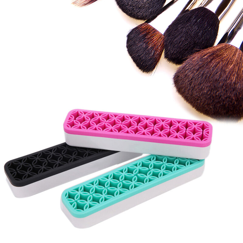 Silicone_Flower Shape Makeup Brush Organizer/Holder Lipstick Holder Case_Storage