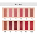 12pcs/set LANGMANNI Matte Lipstick Waterproof Nutritious Cosmetic Velvet Ma D0C2