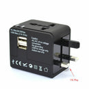World USB Travel Plug Universal Power Adapter Electric Converter US/AU/UK/EU