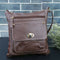 Fashion Women Shoulder Bag Satchel Crossbody Bags Sling Handbag (Dark Brown