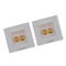 4 Pieces Binding Post Banana Plug Speaker Terminal Square Wall Face Plate