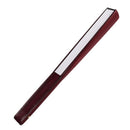 Men Women Wood Handle Fabric Folding Hand Fan 13-inch Length Whtie