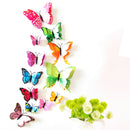 Creative Double-Layer Color Butterfly Wall Paste 12  color A