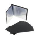 Banknote Currency Collection Album Paper Money Pocket Holders 20 Pages Brown