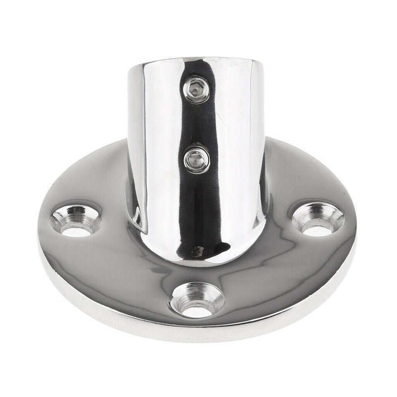 316 Marine-Grade Stainless Steel Boat Hand Rail Fitting 60 Degree Round Base for
