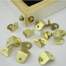 100 Lots L Bracket 12 x 12mm Corner Braces, Metal Joint Right Angle Shelf