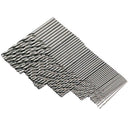 50pcs 1.0-3.0mm Round Handle HSS Twist Drill Woodworking Drill Bit Set Tool